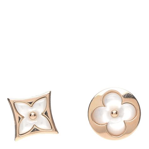 louis vuitton ear studs|louis vuitton enamel earrings.